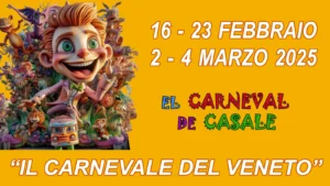 Infografica Carnevale di Casale Edizione 2025